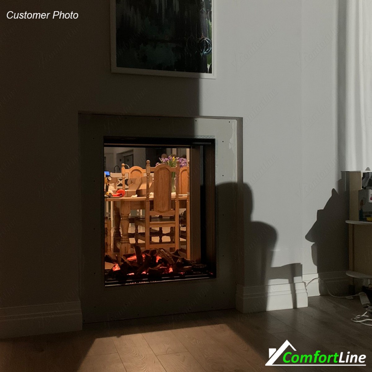 Evonic Stora DS Double Sided Electric Fire Comfort Line Ireland